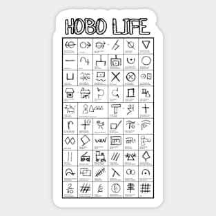 Hobo Life Sticker